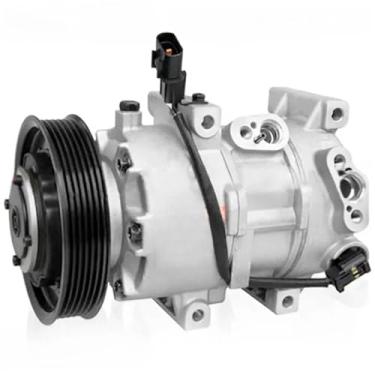 Imagem de Compressor de ar condicionado AC adequado para HYUNDAI Accent/adequado para KIA Rio Pride 2012-2017 977011R100 97701-1R100 977011W600 97701-1W600