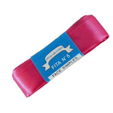 Imagem de Fita de Cetim Trader 22mm N5 com 10 Metros, COR 130 PINK, 10 Metros