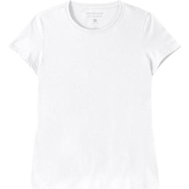 Imagem de Blusa Baby Look Feminina Basicamente Ref. 123988, Branco, M