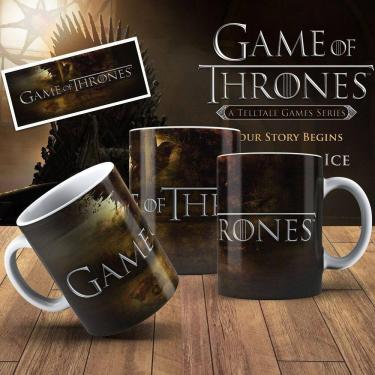 Imagem de Caneca De Porcelana 325ml Game Of Thrones Decorada Game Of Thrones 3