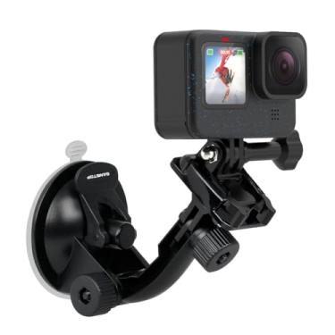 Imagem de Suporte de ventosa Sametop compatível com Gopro Hero 8, 7, 6, 5, 4, Session, 3+, 3, 2, 1, Hero (2018), Fusion, DJI Osmo Action Cameras; perfeito para para-brisa e janela de carro