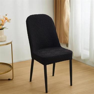 Imagem de HZSZXG Capas de assento para decoração de sala de jantar, encosto curvo espesso, capa de cadeira com formato especial, capa de almofada, 3,6 peças