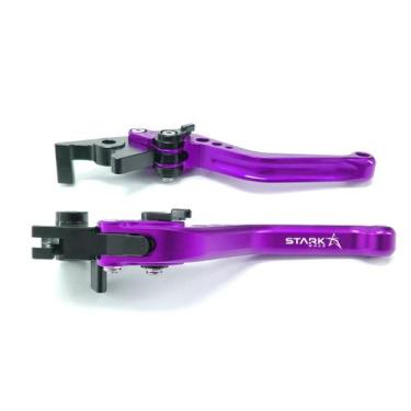 Imagem de Manete Esportivo Ajustável Yamaha Fazer 250 2018 - NoBrand, Roxo