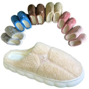 Imagem de Pantufa Chinelo Quarto Infaltil Adulta Pelinho Maternidade (Bege, BR, Adulto, Numérico, G, 39)