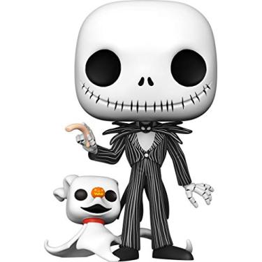 Imagem de POP! DISNEY O ESTRANHO MUNDO DE JACK - JACK SKELLINGTON COM ZERO #809 – FUNKO