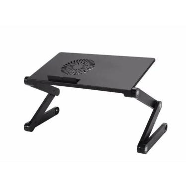 Imagem de Mesa Para Notebook Multifuncional Com Cooler Dobravel Ferro