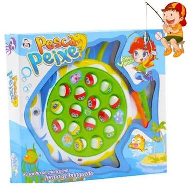 Imagem de Brinquedo Pesca Maluca Peixe Grande Pescaria C/ Varas - Pica Pau