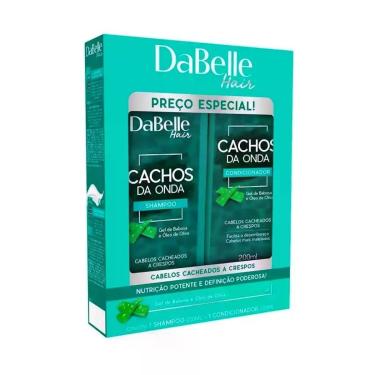 Imagem de Kit Shampoo + Condicionador Cachos da Onda Dabelle 450Ml-Unissex