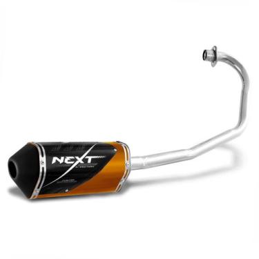 Imagem de Escapamento pro tork next fazer 250 2006/09, DOURADO, Único