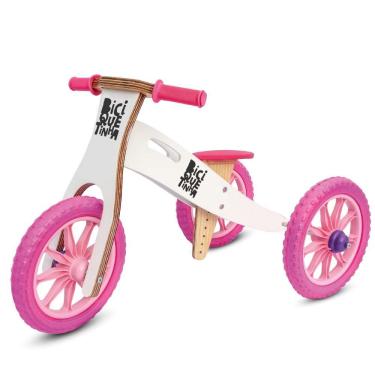 Triciclo Motoca Infantil Ultra Bikes Pro Tork Menina Rosa