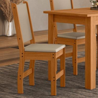 Imagem de Conjunto 6 Cadeiras para Cozinha Clara Freijo UV/Savana