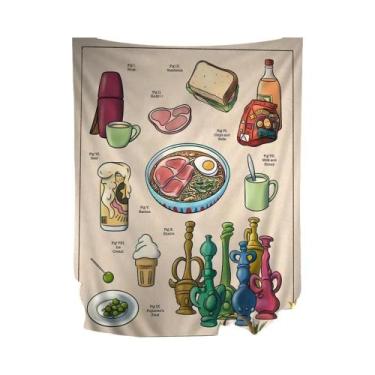 Imagem de Tapeçaria De Lona Boêmia Japonesa, Estúdio Ghibli Hippie, Mandala, Dec