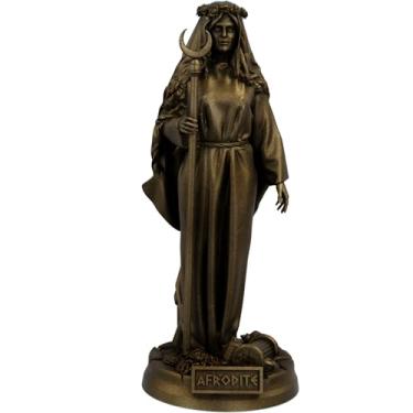 Imagem de Estátua Afrodite - Deusa do Amor - Versão 7 - Anciã (Cor Ouro Velho)