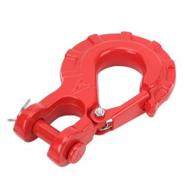 Imagem de Akozon Gancho de Corrente de Reboque de 3/8 de Polegada, Gancho de Cadeia de Segurança de Aço de Liga para Transporte de Caminhões e Gancho de Guincho de Reboque, Capacidade de Carga de 15T,