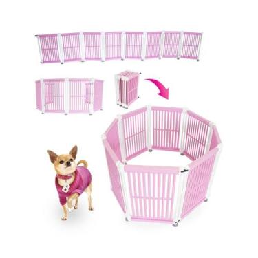 Imagem de Cercadinho Pet Portátil  Ideal Para Apartamento e Viagens 8 Lados - DI