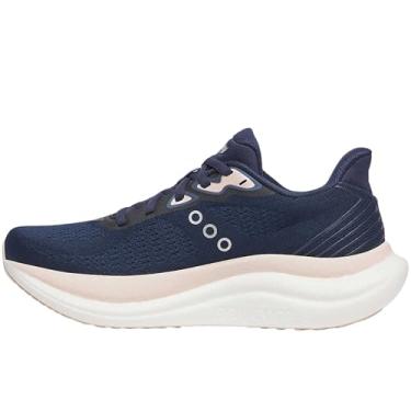 Imagem de Saucony Tênis feminino Triumph 23, Azul-marinho/Camafeu, 40