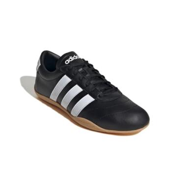 Imagem de adidas Grand Court Lo Tênis feminino, Preto/Branco/Goma, 35