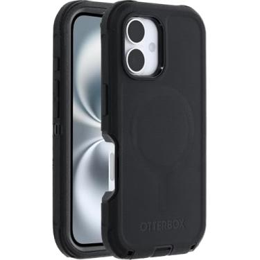 Imagem de OtterBox Capa para celular iPhone 16 Plus série Defender com proteção contra quedas de nível militar, MagSafe, capa protetora à prova de choque, ajuste fino com bisel elevado, embalagem sem varejo