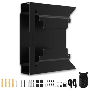 Imagem de Mini suporte de PC para HP, VESA suporte de parede embaixo da mesa ou suporte em um braço de monitor para HP EliteDesk 800 G4 G3 G5 G9 EliteDesk 705 805, HP Pro Mini 400 260, HP ProDesk 400 405 600