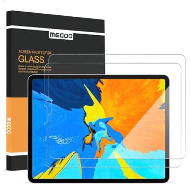 Imagem de MEGOO 2 Pack Protetor de Tela para iPad Pro 12.9 polegadas (2022-2018, 6ª/5ª/4ª/3ª Geração), Vidro Temperado 9H, Alta Definição, Amigável com Capa, Compatível com Apple Pencil & Face ID