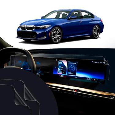 Imagem de Artemis Shields Película protetora de tela BMW Série 3 M3 2026 para painel de instrumentos e tela de exibição de navegação de informação e entretenimento 2025 2024 compatível com cobertura de tela
