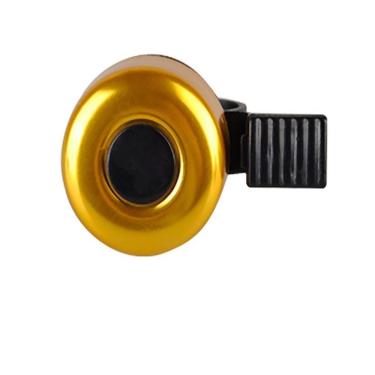 Imagem de Buzina Bike Campainha Bicicleta Trim Trim Retro Sino Adulto Infantil Antiga Classica Em Aço Dourado; Tamanho: U