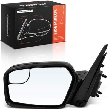 Imagem de A-Premium Espelho retrovisor traseiro externo preto com vidro de ponto cego compatível com Ford Fusion 2011-2012 do lado do motorista