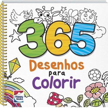 Imagem de 365 Desenhos Para Colorir - (Happy)