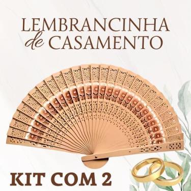 Imagem de Leques Japonês em Madeira Lembrancinha de Casamento Noivado Bodas ou F