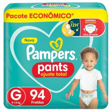 Imagem de Fralda Pampers Pants Ajuste Total Tamanho G 94 Unidades