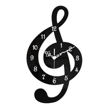 Imagem de Generic Relógio de Parede com Música, Movimento Silencioso, Acrílico, Relógio para Banheiro E Quarto Infantil, 35cm x 20cm