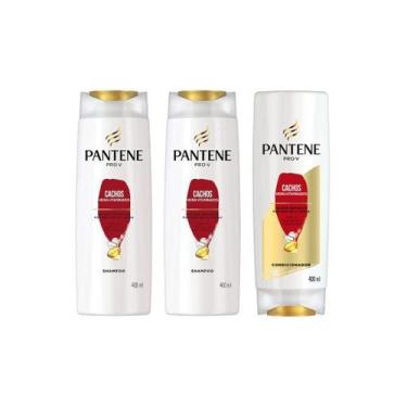Imagem de Kit Pantene Cachos 2 Shampoo 400Ml + 1 Condicionador 400Ml