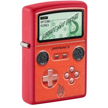 Imagem de Zippo Isqueiro de bolso vermelho fosco tronic Design