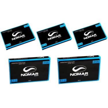 Imagem de Kit 5Un Parafina Nomar Surf Água Fria 80G