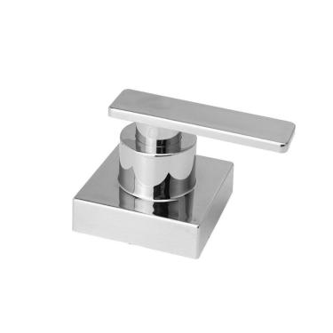 Imagem de Acabamento Quadrado Registro Chuveiro Pressão Cromado