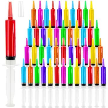 Imagem de Seringas de festa Hifunwu de 20 ml (pacote com 100) para Halloween e N