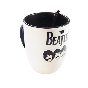 Imagem de Caneca com colher Beatles (ATG486) - Geek Premiere