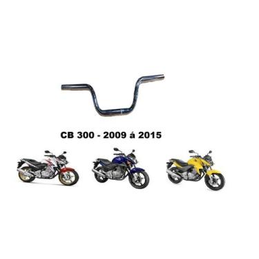 Imagem de Guidao Cromado C/peso Interno E Rosca Cb 300 2009 A 2015 - MK