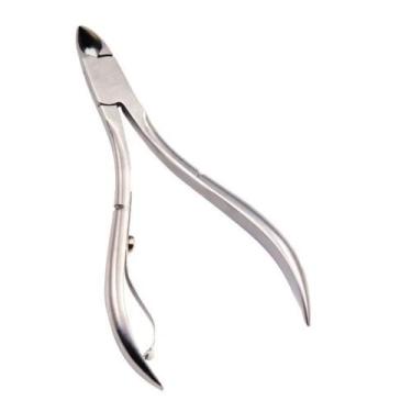 Imagem de Alicate de cutícula M profissional manicure aço inox raskalo, Cuticula