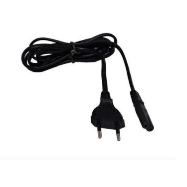Imagem de Cabo Força Para Ps2 Cordão Par 0,50x 1,5m Preto Ilumi