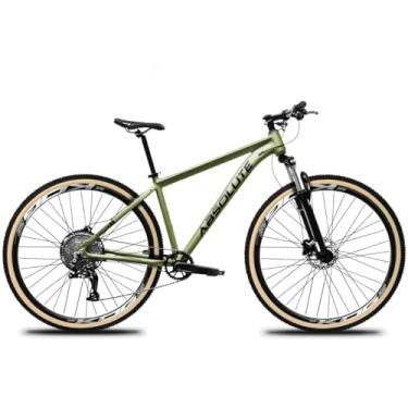 Imagem de Bicicleta MTB Aro 29 Absolute Nero V Em Aluminio 12 Velocidades Pedivela Single Coroa Unica Freio Disco Garfo de Suspensão,19,Oliva