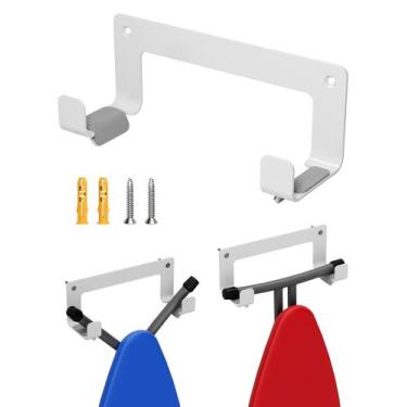 Imagem de Suporte para tábua de passar roupa, suporte de parede, aço inoxidável 