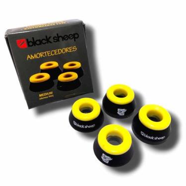 Imagem de Amortecedores Trucks de Skate BLACK SHEEP CÔNICO, Amarelo