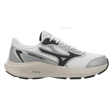 Imagem de Tênis Mizuno Hawk 6 - Masculino - Branco-Preto, 40