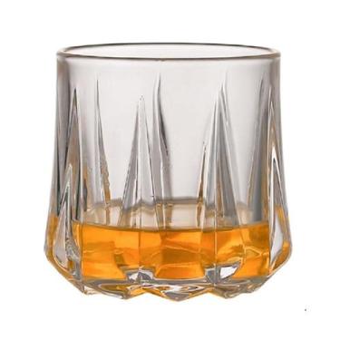 Imagem de Kit Jogo 6 Copos De Vidro Redondo Whisky Drinks 250ml Gelo Americano S