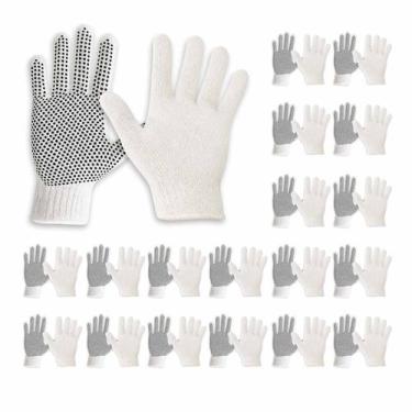 Imagem de 12 Pares Luvas De Segurança Tricotada Em Algodão Pigmentada - Omega Lu