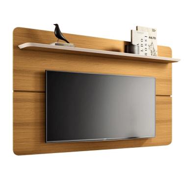 Imagem de Painel TV Suspenso 70 Pol 180cm Hera H01 Cinamomo/Off - Mpozenato