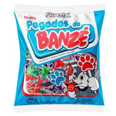 Imagem de Pirulito Pegadas do Banze 200g - Florestal
