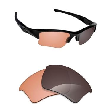 Imagem de Alphax Lentes de reposição polarizadas para óculos de sol Oakley Flak Jacket XLJ OO9009 - Opções, Adapt Orange Photochromic