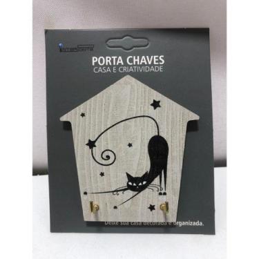 Imagem de Porta Chaves Pequeno Com 2 Ganchos - ying, GATINHO